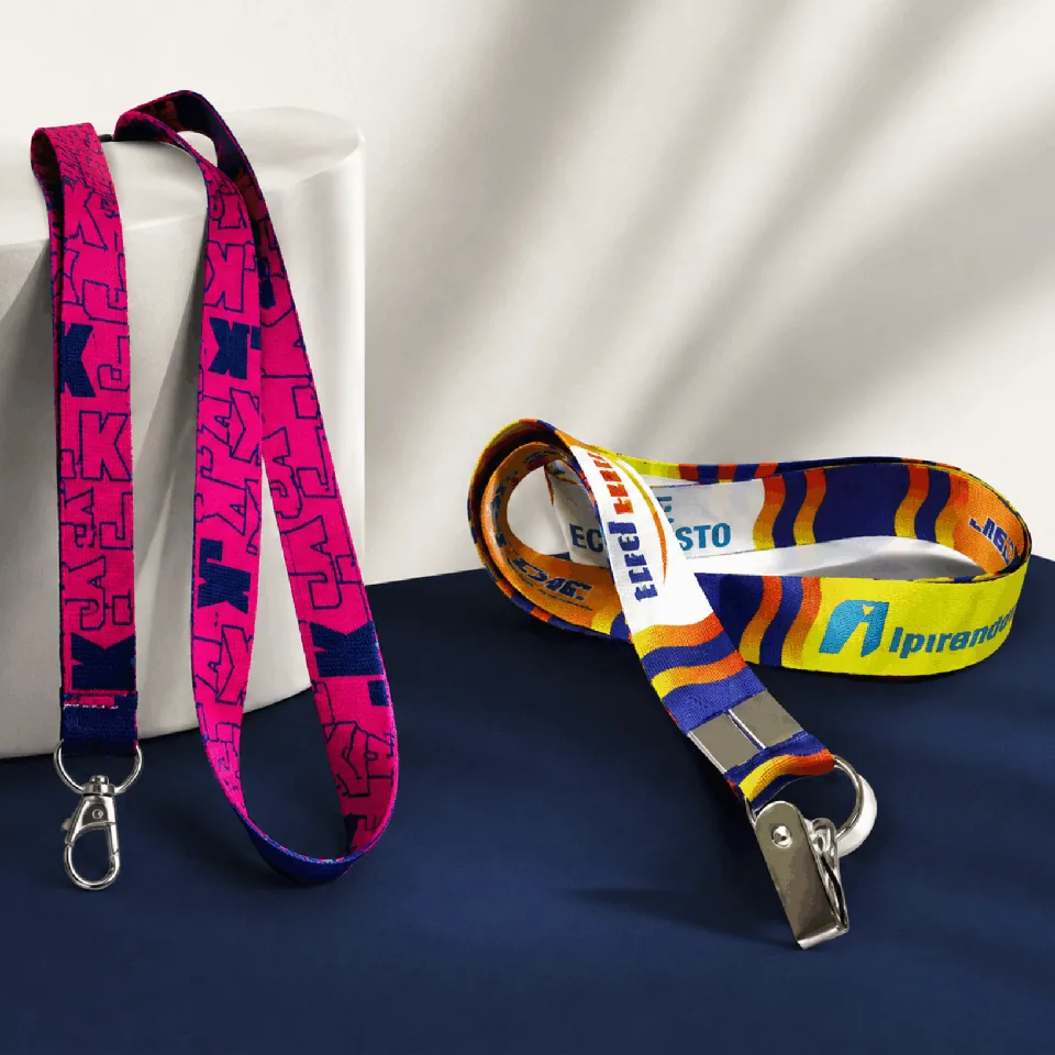 Cordão personalizado para evento corporativo