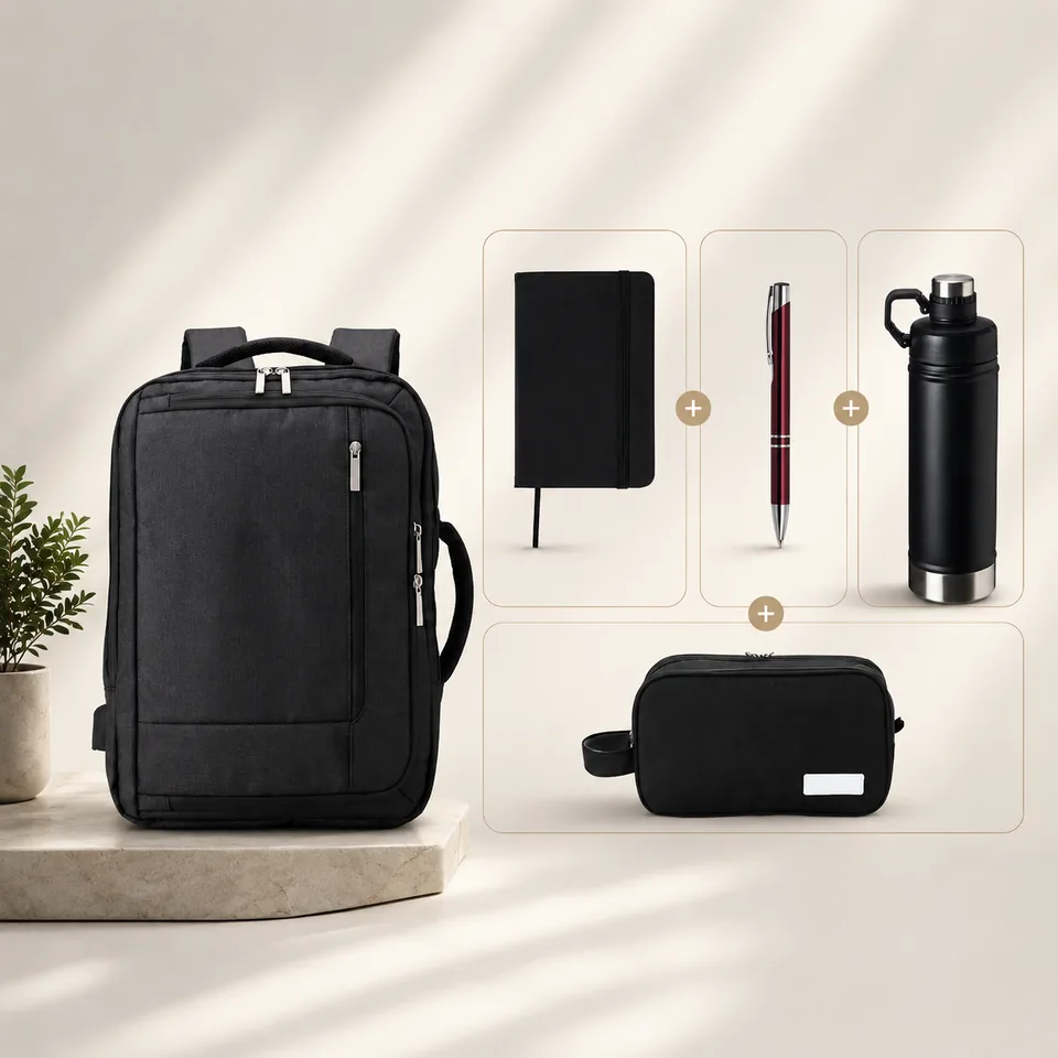 Monte seu kit personalizado para evento corporativo